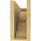 Ekena Millwork 5"W x 15"D x 10"H Classic Asheboro Rough Cedar Woodgrain TimberThane Corbel, Primed Tan CORUR05X15X10ASHRCPR - alternate 4